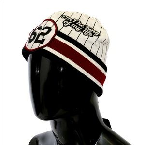 Beanie scully winter hat cap by dolce & Gabbana D&G unisex size medium navy blue